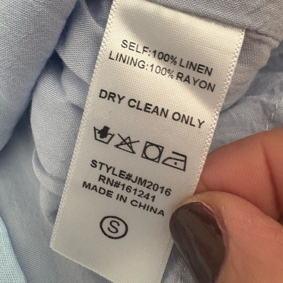 J. Marie Linen Embroidered Boho Dress - Picture 11 of 11